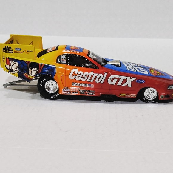John Force 1999 Signed Superman Castrol GTX Limited Edition Funny Car - Picture 5 of 12